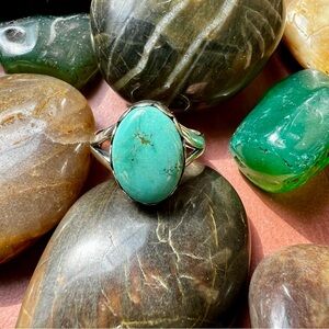 💥❤️💯Turquoise Silver Ring